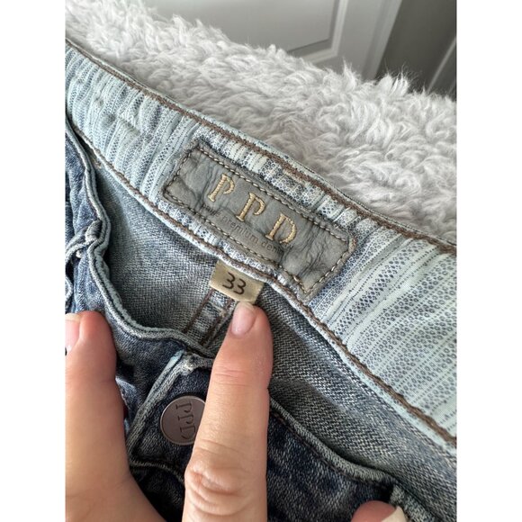 PPD Paige Premium Denim Bronson Loose Fit Mens Jeans 33x34 Imported Fabric NWT - Picture 7 of 16